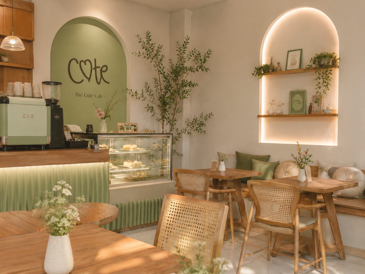 Cute Café Interior